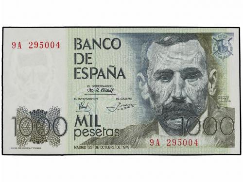 JUAN CARLOS I. Lote 2 billetes 1.000 Pesetas. 23 Octubre 197