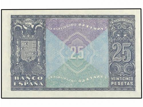 ESTADO ESPAÑOL. Lote 2 billetes 25 Pesetas. 9 Enero 1940. He