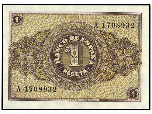 ESTADO ESPAÑOL. Lote 2 billetes 1 Peseta. 12 Octubre 1937. S