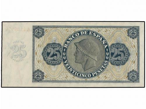 ESTADO ESPAÑOL. Lote 2 billetes 25 Pesetas. 21 Noviembre 193