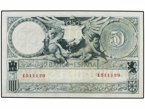 BANCO DE ESPAÑA. 50 Pesetas. 19 Marzo 1905. Echegaray. (Leví
