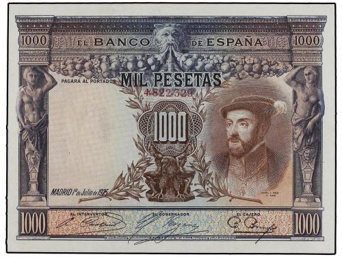 GUERRA CIVIL, ZONA REPUBLICANA. 1.000 Pesetas. 1 Julio 1925.