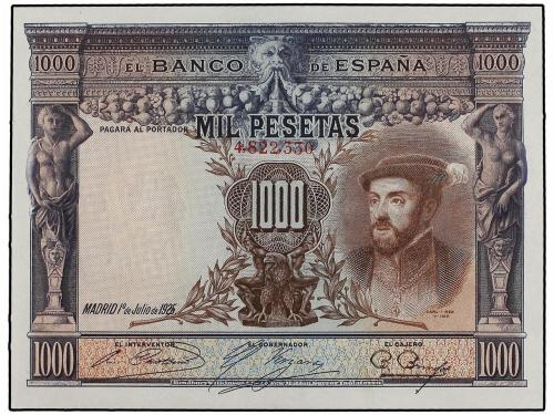 GUERRA CIVIL, ZONA REPUBLICANA. 1.000 Pesetas. 1 Julio 1925.