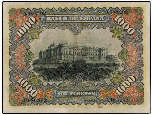 BANCO DE ESPAÑA. 1.000 Pesetas. 15 Julio 1907. Palacio Real 