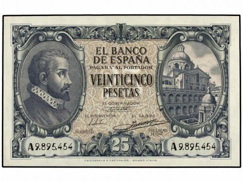 ESTADO ESPAÑOL. Lote 2 billetes 25 Pesetas. 9 Enero 1940. He
