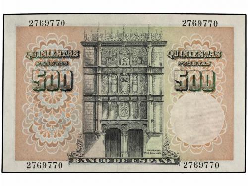 ESTADO ESPAÑOL. 500 Pesetas. 19 Febrero 1946. Francisco de V