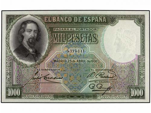 GUERRA CIVIL, ZONA REPUBLICANA. Lote 2 billetes 1.000 Peseta