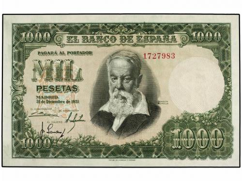 ESTADO ESPAÑOL. Lote 2 billetes 1.000 Pesetas. 31 Diciembre 