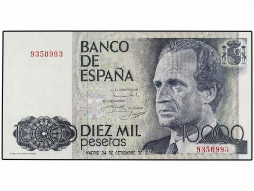 JUAN CARLOS I. Lote 2 billetes 10.000 Pesetas. 24 Setiembre 