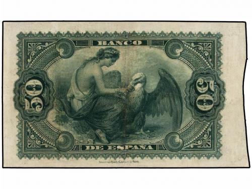 BANCO DE ESPAÑA. 50 Pesetas. 1 Enero 1884. Mendizábal. (Rest