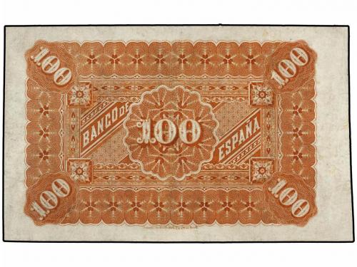 BANCO DE ESPAÑA. 100 Pesetas. 1 Enero 1884. Mendizábal. (Lev