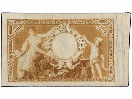 BANCO DE ESPAÑA. 100 Pesetas. 1 Junio 1889. Goya. (Leves rep