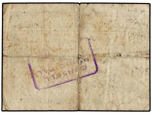 CATALUNYA. 50 Cèntims. Febrer 1937. C.M. de VILAPLANA. (Rotu