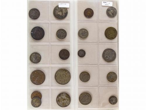 LOTES Y COLECCIONES EXTRANJERO. Lote 181 monedas. 1826 a 195