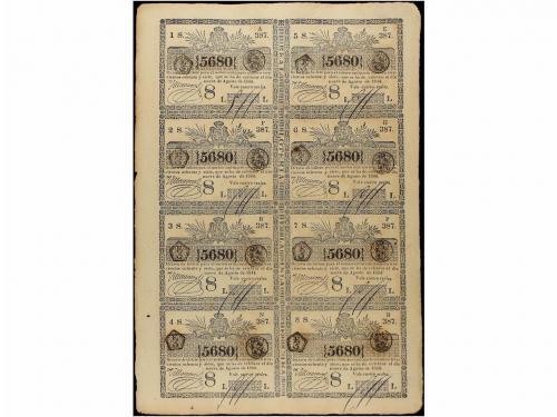 DOCUMENTOS y VARIOS. Conjunto de 19 hojas completas de bille