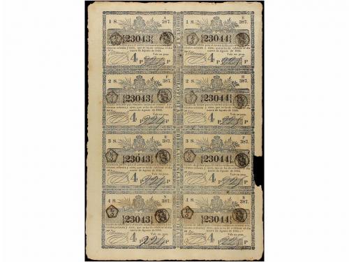 DOCUMENTOS y VARIOS. Conjunto de 19 hojas completas de bille