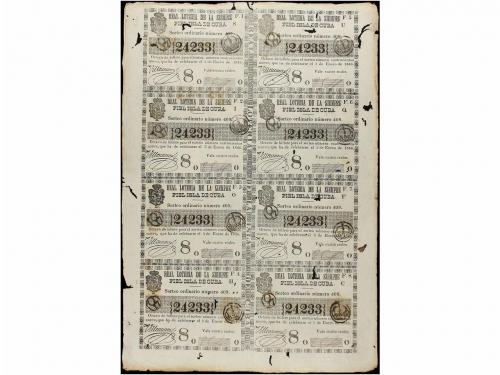 DOCUMENTOS y VARIOS. Conjunto de 19 hojas completas de bille