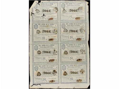 DOCUMENTOS y VARIOS. Conjunto de 19 hojas completas de bille