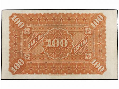 BANCO DE ESPAÑA. 100 Pesetas. 1 Enero 1884. Mendizábal. BUEN