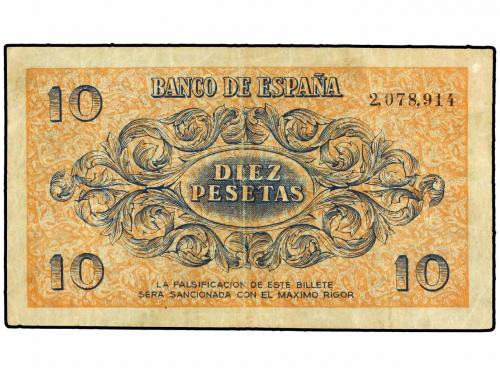 BILLETES ESPAÑOLES. 10 Pesetas. 21 Noviembre 1936. (Pequeñas