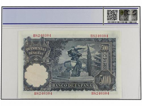 BILLETES ESPAÑOLES. 500 Pesetas. 15 Noviembre 1951. Benlliur