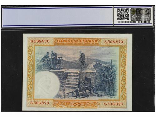 BANCO DE ESPAÑA. 100 Pesetas. 1 Julio 1925. Felipe II. Sin S