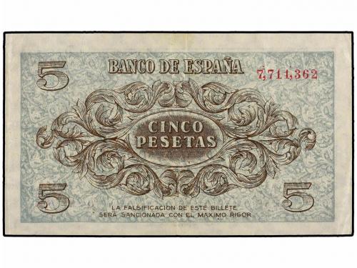ESTADO ESPAÑOL. 5 Pesetas. 21 Noviembre 1936. Ed-417. MBC+. 