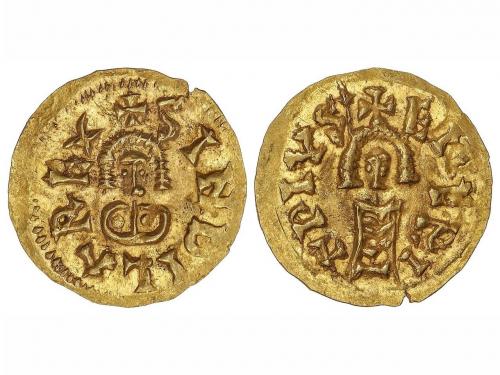 MONEDAS VISIGODAS. Triente. SUINTILA a nombre de SINDILA (62