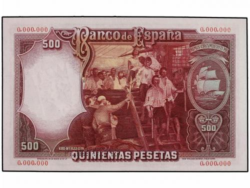 GUERRA CIVIL, ZONA REPUBLICANA. 500 Pesetas. 25 Abril 1931. 