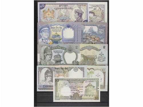 BILLETES EXTRANJEROS. Lote de unos 250 billetes. Siglo XX. V