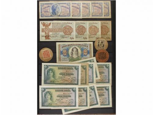 BILLETES EXTRANJEROS. Lote de unos 250 billetes. Siglo XX. V