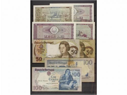 BILLETES EXTRANJEROS. Lote de unos 250 billetes. Siglo XX. V