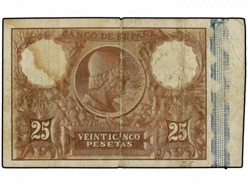 BANCO DE ESPAÑA. 25 Pesetas. 1 Junio 1889. Goya. (Pequeñas r