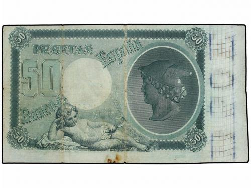 BANCO DE ESPAÑA. 50 Pesetas. 2 Enero 1898. Jovellanos. (Leve