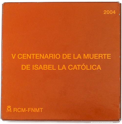 JUAN CARLOS I. 50 Euros. 2004. AR. V Centenario de la muerte