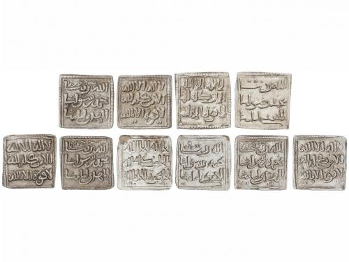 ALMOHADES. Lote 5 monedas Dirham. Anònimas en nombre de al-M