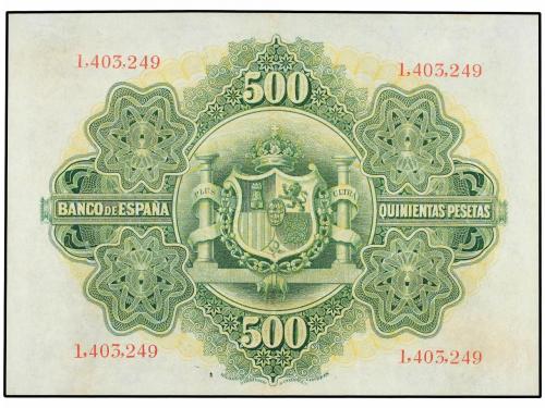 BANCO DE ESPAÑA. 500 Pesetas. 28 Enero 1907. (Leves reparaci