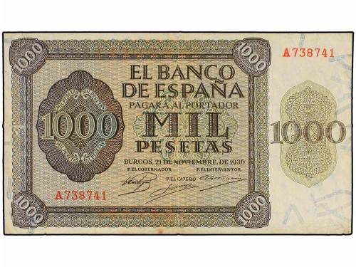 ESTADO ESPAÑOL. Lote 2 billetes 1.000 Pesetas. 21 Noviembre 