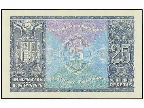ESTADO ESPAÑOL. Lote 2 billetes 25 Pesetas. 9 Enero 1940. He