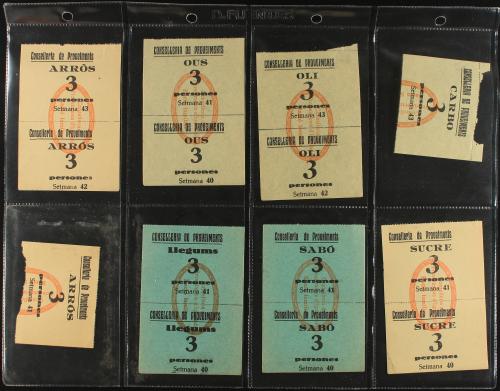 FICHAS COOPERATIVAS Y PROPAGANDA. Lote más de un centenar de