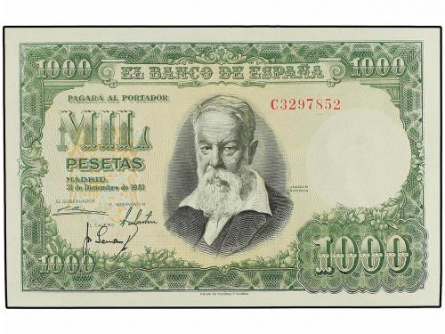 ESTADO ESPAÑOL. 1.000 Pesetas. 31 Diciembre 1951. Sorolla. S