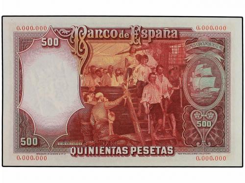 GUERRA CIVIL, ZONA REPUBLICANA. 500 Pesetas. 25 Abril 1931. 