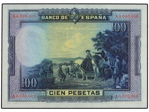 GUERRA CIVIL, ZONA REPUBLICANA. 100 Pesetas. 15 Agosto 1928.
