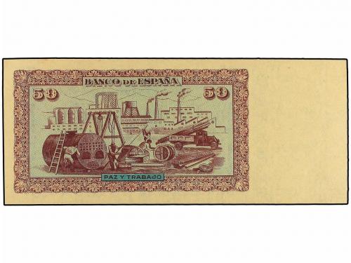 GUERRA CIVIL, ZONA REPUBLICANA. 50 Pesetas. Septiembre 1937.