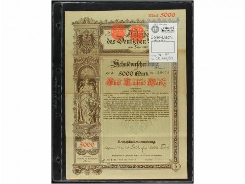 BILLETES EXTRANJEROS. Lote 58 billetes 1 a 500.000.000 Marco