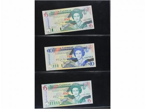 BILLETES EXTRANJEROS. Lote 13 billetes 1, 5 (9) y 10 Dólares