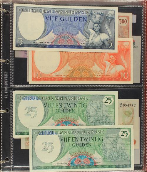 BILLETES EXTRANJEROS. Lote 83 billetes. S.XX. PERÚ (27), SU