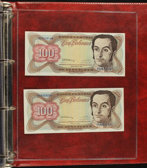 BILLETES EXTRANJEROS. Lote 83 billetes. S.XX. PERÚ (27), SU