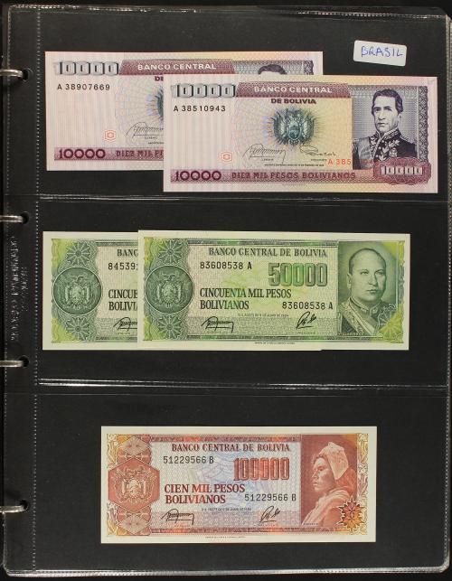 BILLETES EXTRANJEROS. Lote 289 billetes. Siglo XX. ARGENTIN