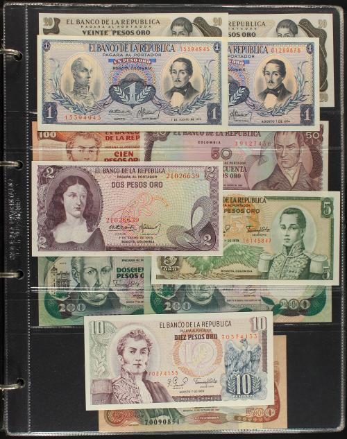 BILLETES EXTRANJEROS. Lote 289 billetes. Siglo XX. ARGENTIN